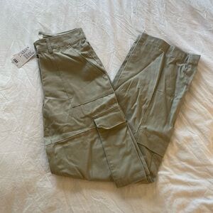 H&M Dark Green Cargos (Brand New)
